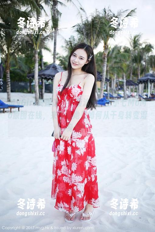 MyGirl美媛馆 - 突袭泳池！伊小七MoMo原图在线，来看看她是如何从干身转变湿身的！