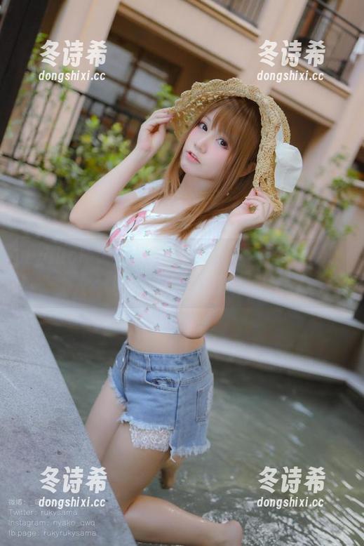 nyako喵子大魔王 nyako喵子大魔王连衣裙COS,高清到了让你怀疑人生的境界